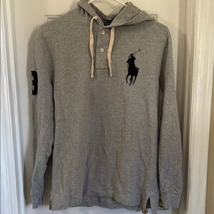 Polo by Ralph Lauren Gray Hoodie Sweatshirt